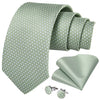 Cravate Verte Pois Blanc