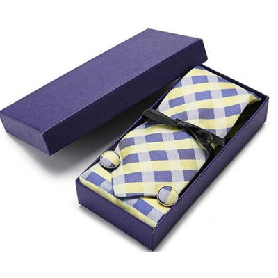 Geltona ir mėlyna kaklaraištis