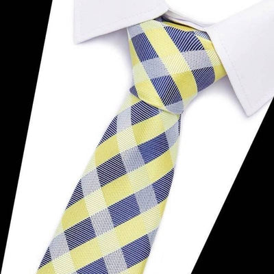 Geltona ir mėlyna kaklaraištis