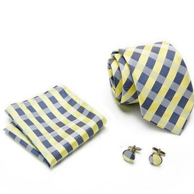 Geltona ir mėlyna kaklaraištis