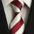 Cravate Rayée Blanche et Rouge