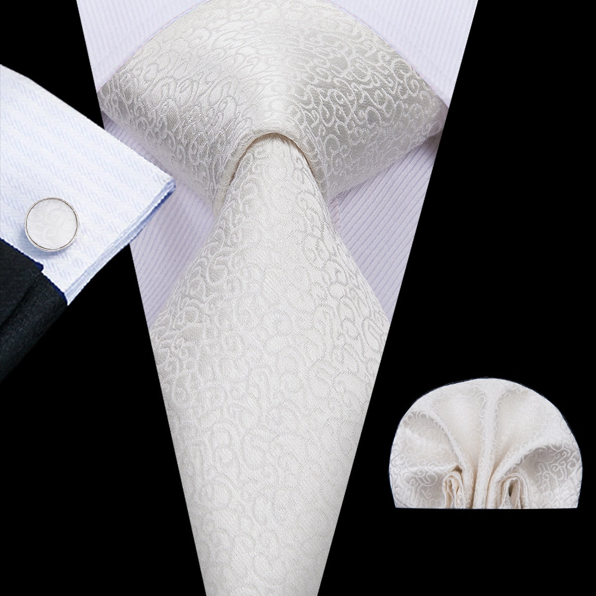 Šviesiai smėlio spalvos kaklaraištis