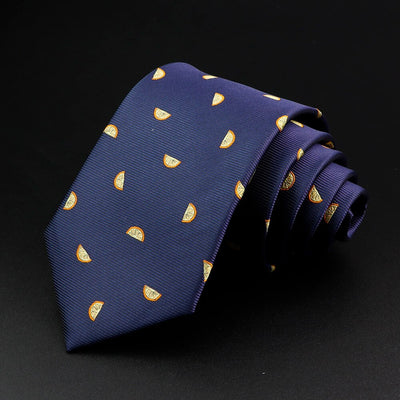 Oranžinis vaisių kaklaraištis