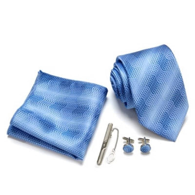 Šviesiai mėlynas kaklaraištis