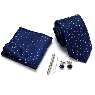 Vidurnakčio mėlynas kaklaraištis