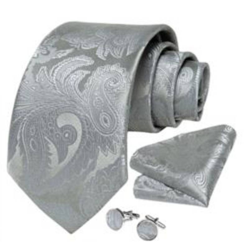 Pilkas kašmyro kaklaraištis