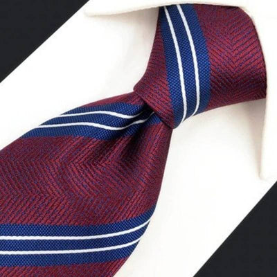 Mėlynas raudonas kaklaraištis