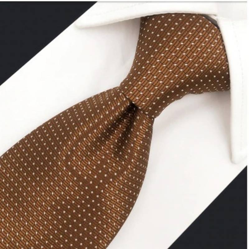 Šviesiai rudas kaklaraištis