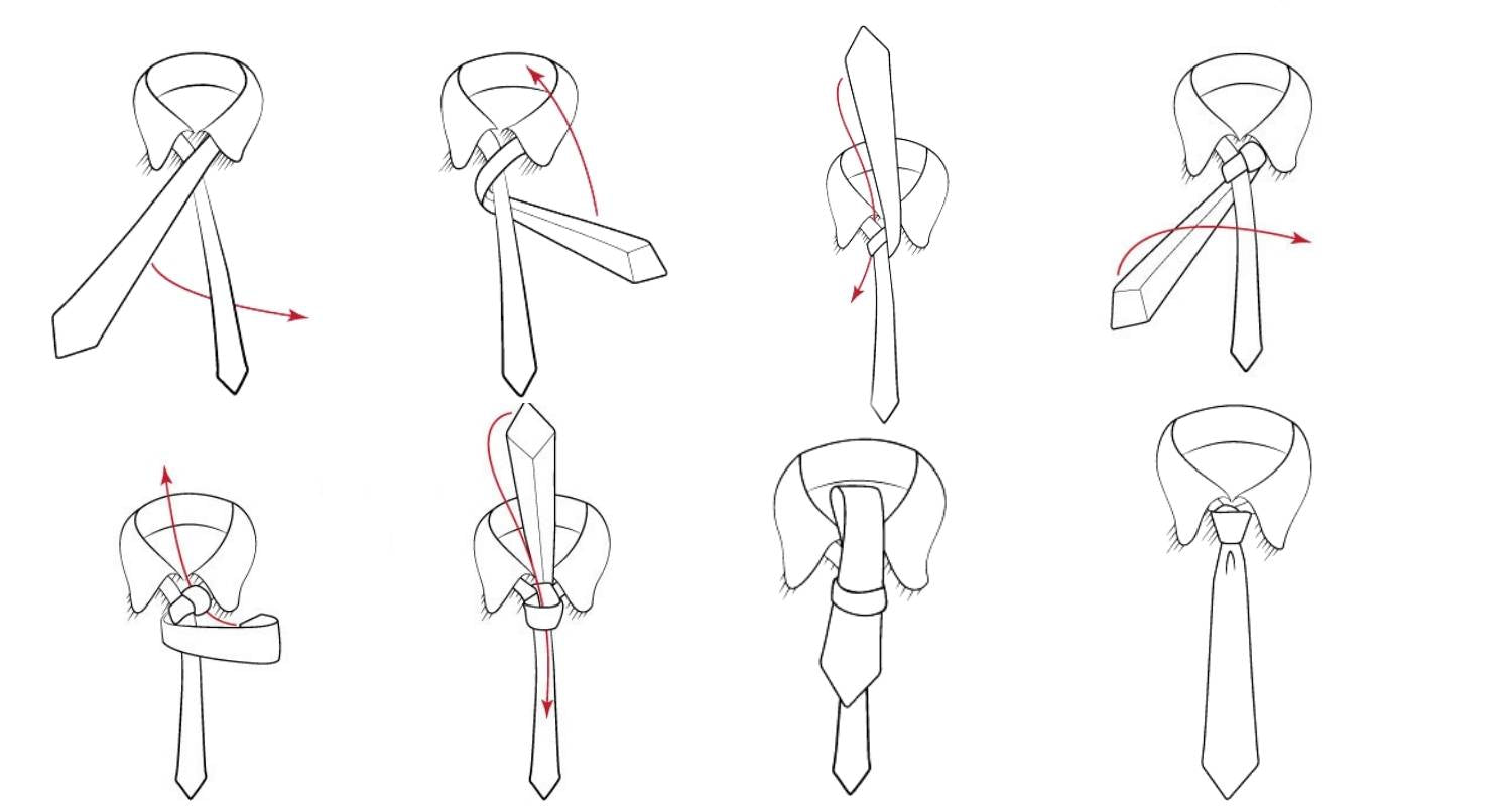 Kako zavezati pola Windsor kravate čvor