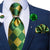 Cravate Carreaux Vert Et Jaune