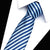 Cravate Blanche Et Bleu