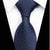 Cravate Bleu Marine Motif Damier à Mini Pois Blancs