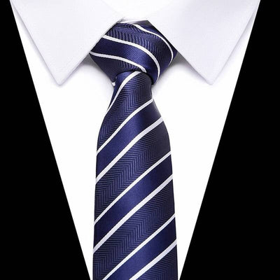 Cravate Bleu Rayé