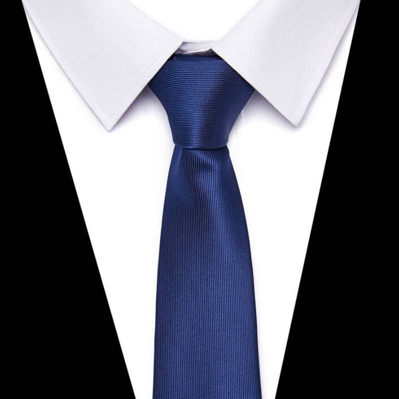 Cravate Paillette Bleu roi - Cravate Strass Soirée - Cravate