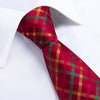 Cravate Carreaux Rouge