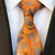 Cravate Orange à Motifs