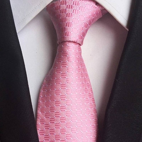 Cravate Rose à Pois Roses | Cravate Gentleman