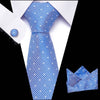 Cravate Soie Bleue
