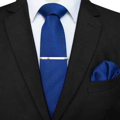 Cravate Bleu Laine