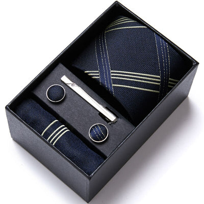 Cravate Carreaux Bleu