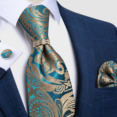 Cravate Turquoise Mariage
