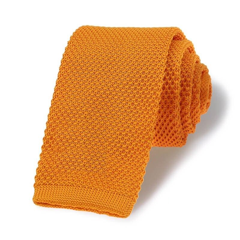 Mustard Knit Tie
