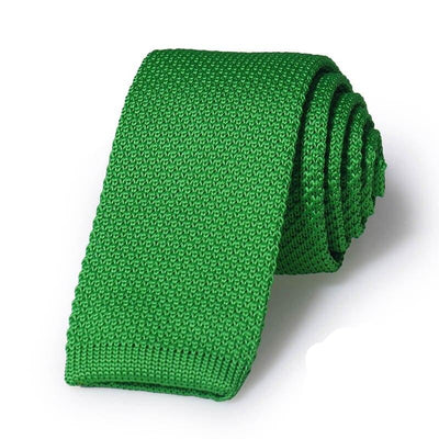 Cravate Tricot Vert