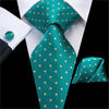Cravate Verte Pois