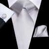Cravate Gris Blanc
