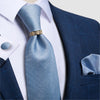 Cravate Bleu Gris