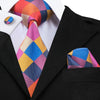 Cravate Multicolore à Carreaux