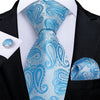 Cravate Bleu Motif