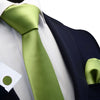 Cravate Vert Anis Homme