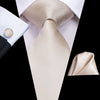 Cravate Blanc Beige