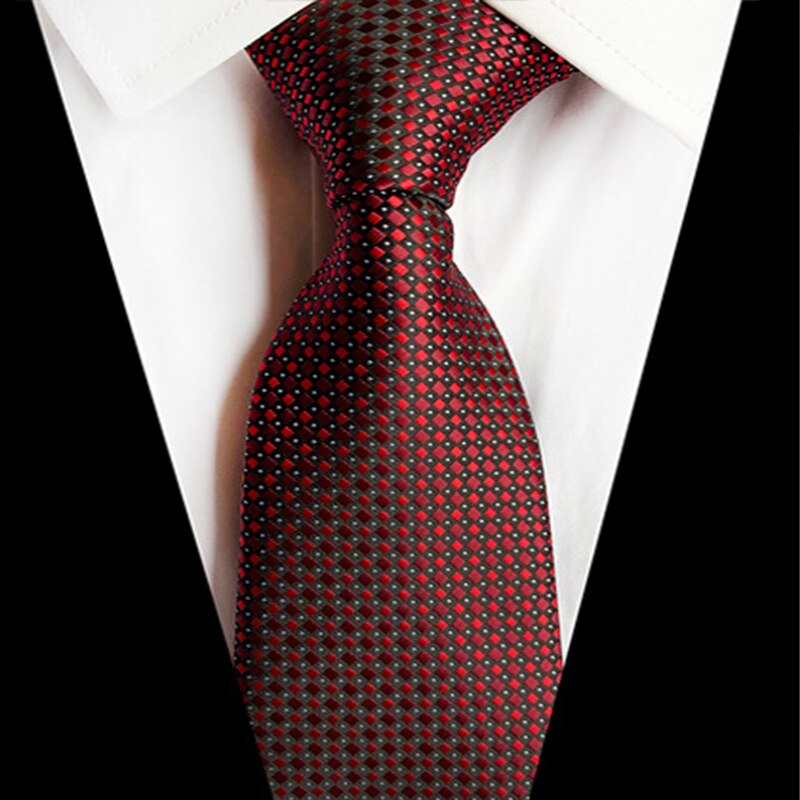 Red and White Polka Dot Tie