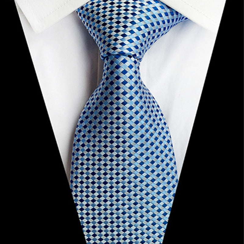 Light Blue Polka Dot Tie