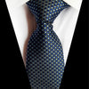 Cravate à Pois Bleu Foncé et Bleu Ciel