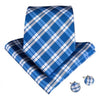 Cravate Écossaise Bleue