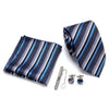 Cravate Bleu Et Gris Homme