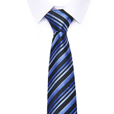 Cravate Noire Bleu