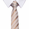 Cravate Beige Rayée
