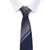 Cravate Rayée Bleu Et Grise