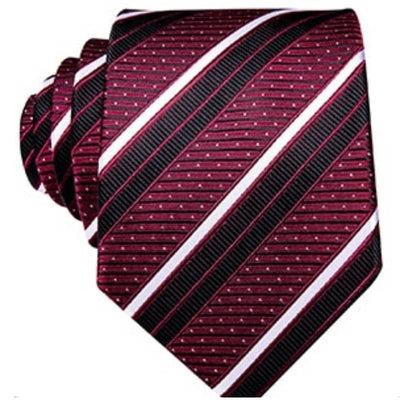 Cravate Rouge Bordeaux Et Noir