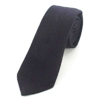 Cravate Laine Noire