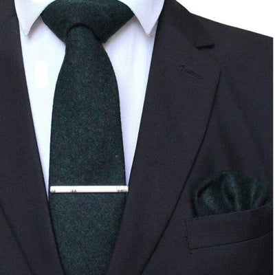 Cravate Laine Verte