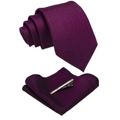 Cravate Violette Laine