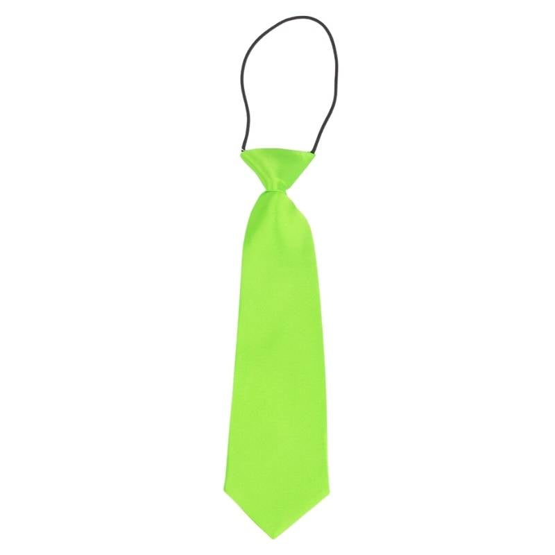 Cravate Enfant Verte Fluo