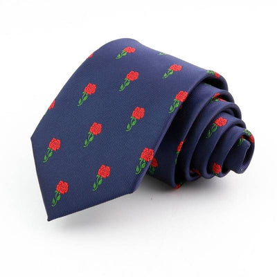 Cravate Rose Fleur