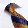 Cravate Carreaux Orange Et Bleu