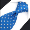 Cravate Bleu A Pois